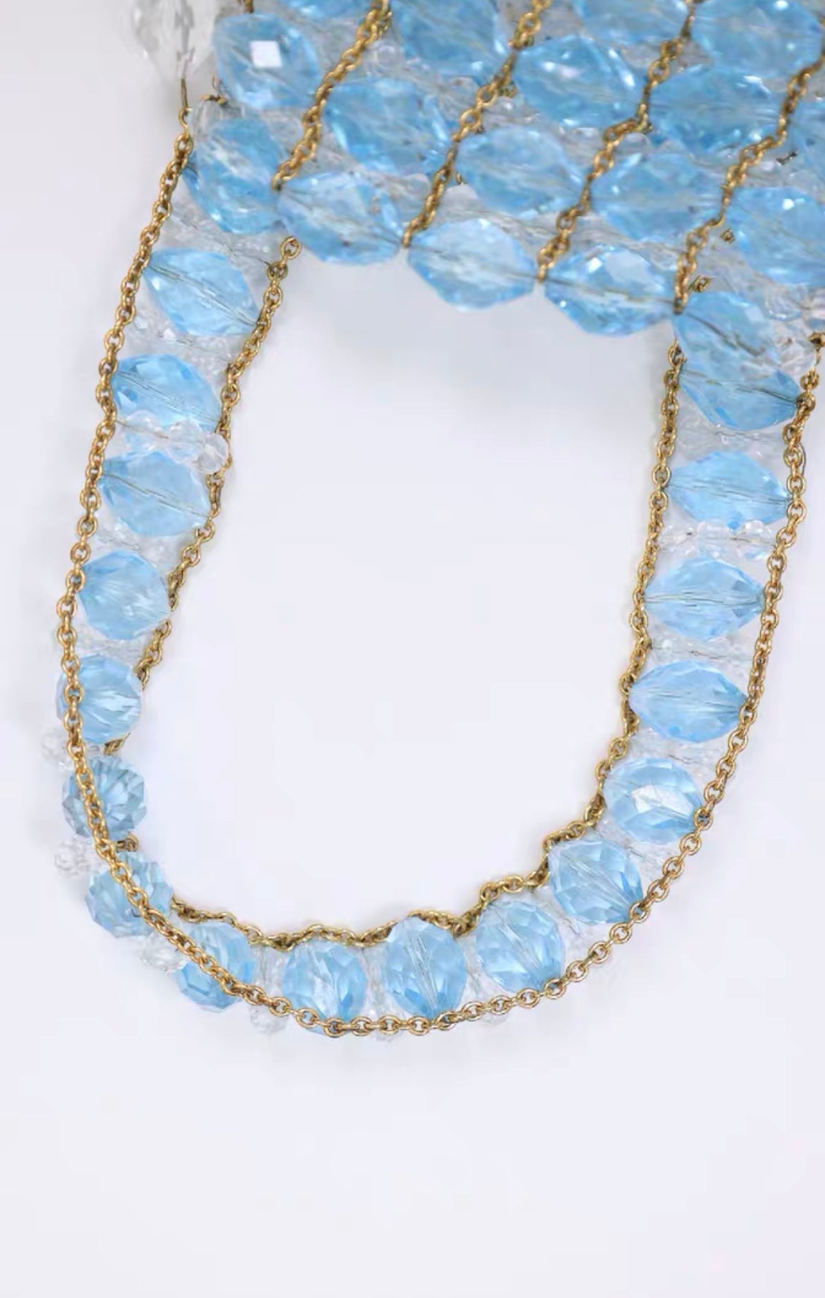 Chanel 1997 Runway  Rare Blue Clutch Minaudière Bag