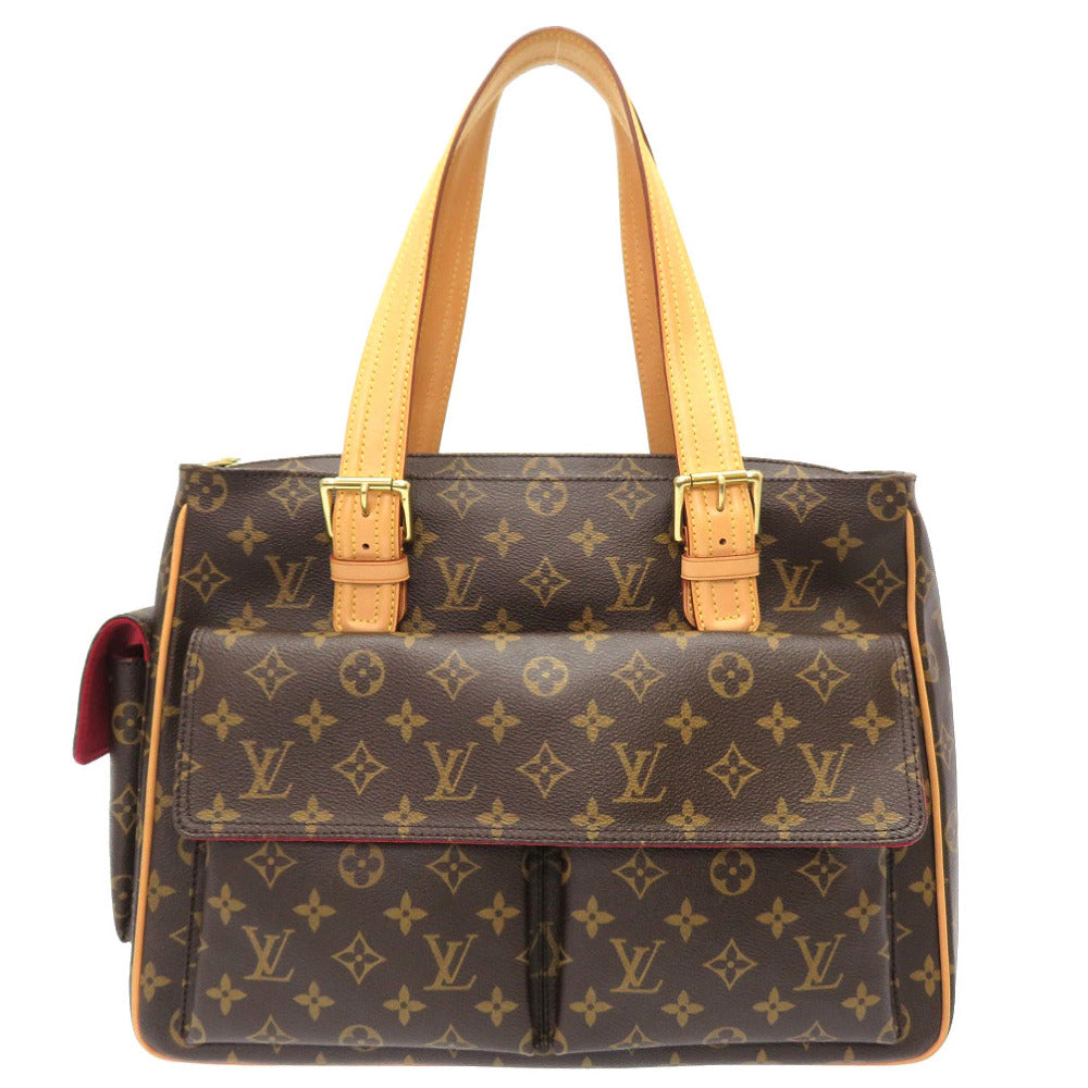 LOUIS VUITTON Handbag Monogram canvas Brown Monogram Multiply Cite Women
