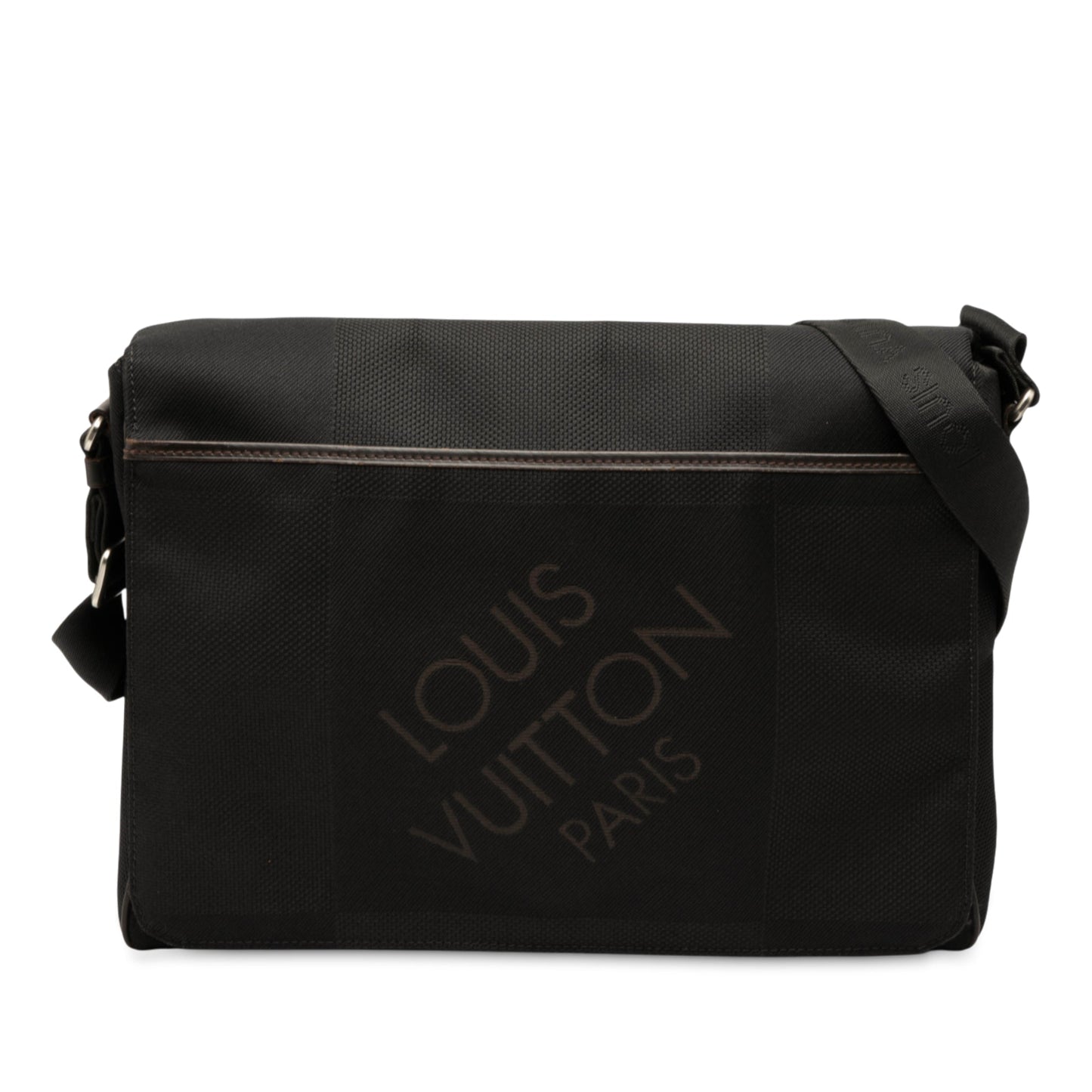 Black Louis Vuitton Damier Geant Messenger Bag