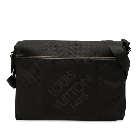 Black Louis Vuitton Damier Geant Messenger Bag