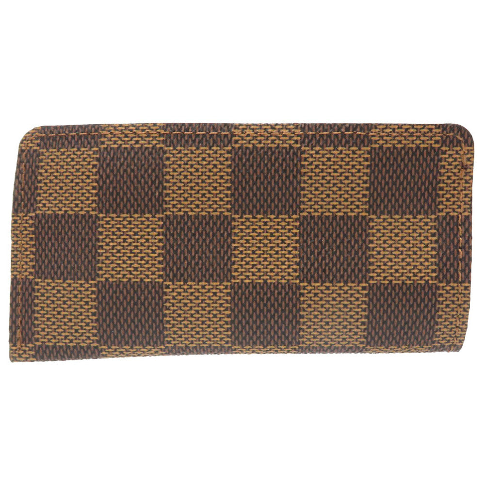 LOUIS VUITTON Key case Key holder  N62661 Damier canvas Brown Damier Ebene ClochettePM Women(Unisex)