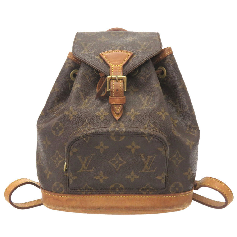 LOUIS VUITTON Backpack M51137 Monogram canvas Brown Monogram Mini Montsouris Women