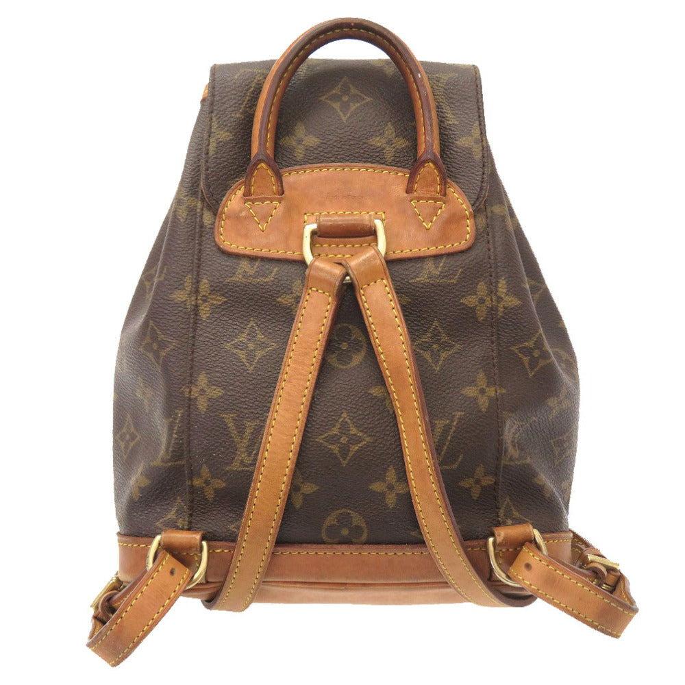 LOUIS VUITTON Backpack M51137 Monogram canvas Brown Monogram Mini Montsouris Women