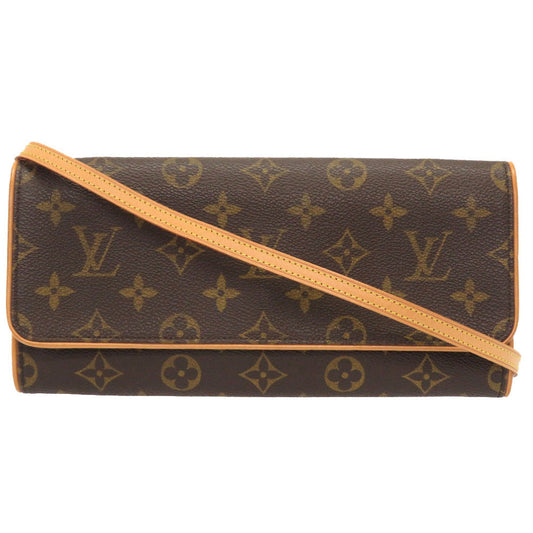 LOUIS VUITTON Shoulder Bag Monogram canvas Brown Monogram Pochette Twin GM Women