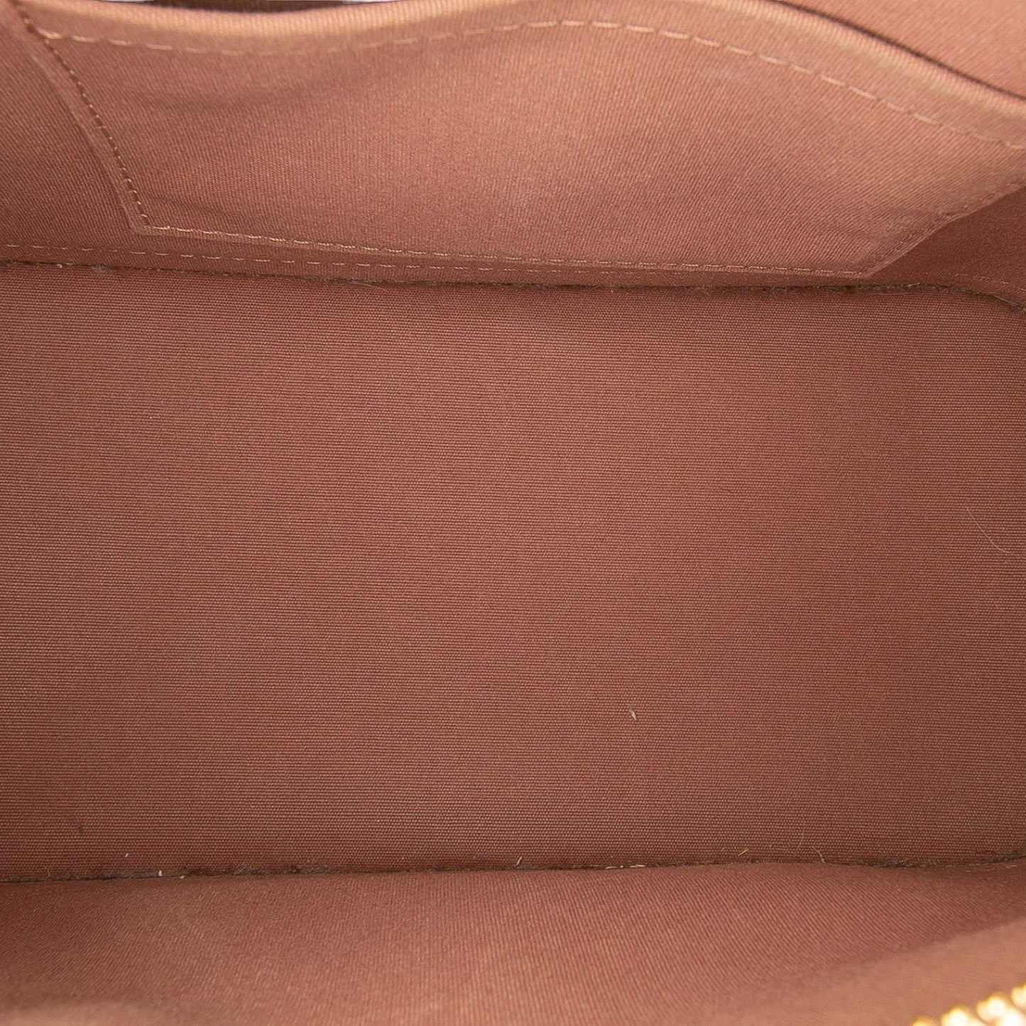 Brown Louis Vuitton Monogram Vernis Alma BB Satchel