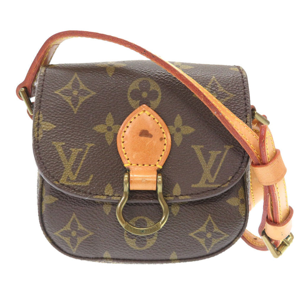 LOUIS VUITTON Shoulder Bag Monogram canvas Brown Monogram Mini-mini Saint-Cloud Women