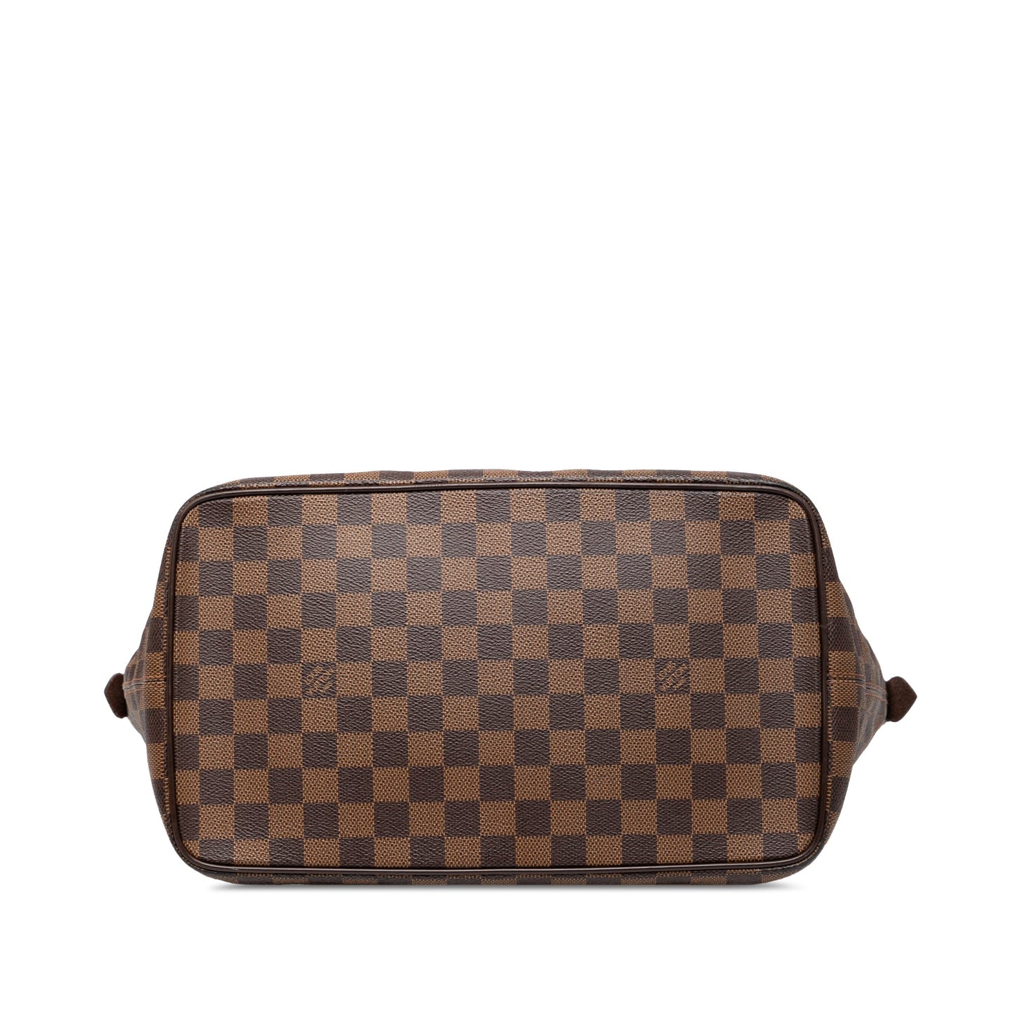 Brown Louis Vuitton Damier Ebene Saleya MM Tote Bag