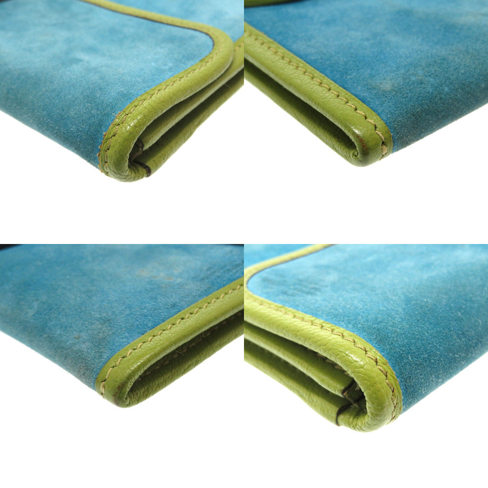 HERMES Clutch bag Doblis Anise green Jige mini unisex(Unisex) Used