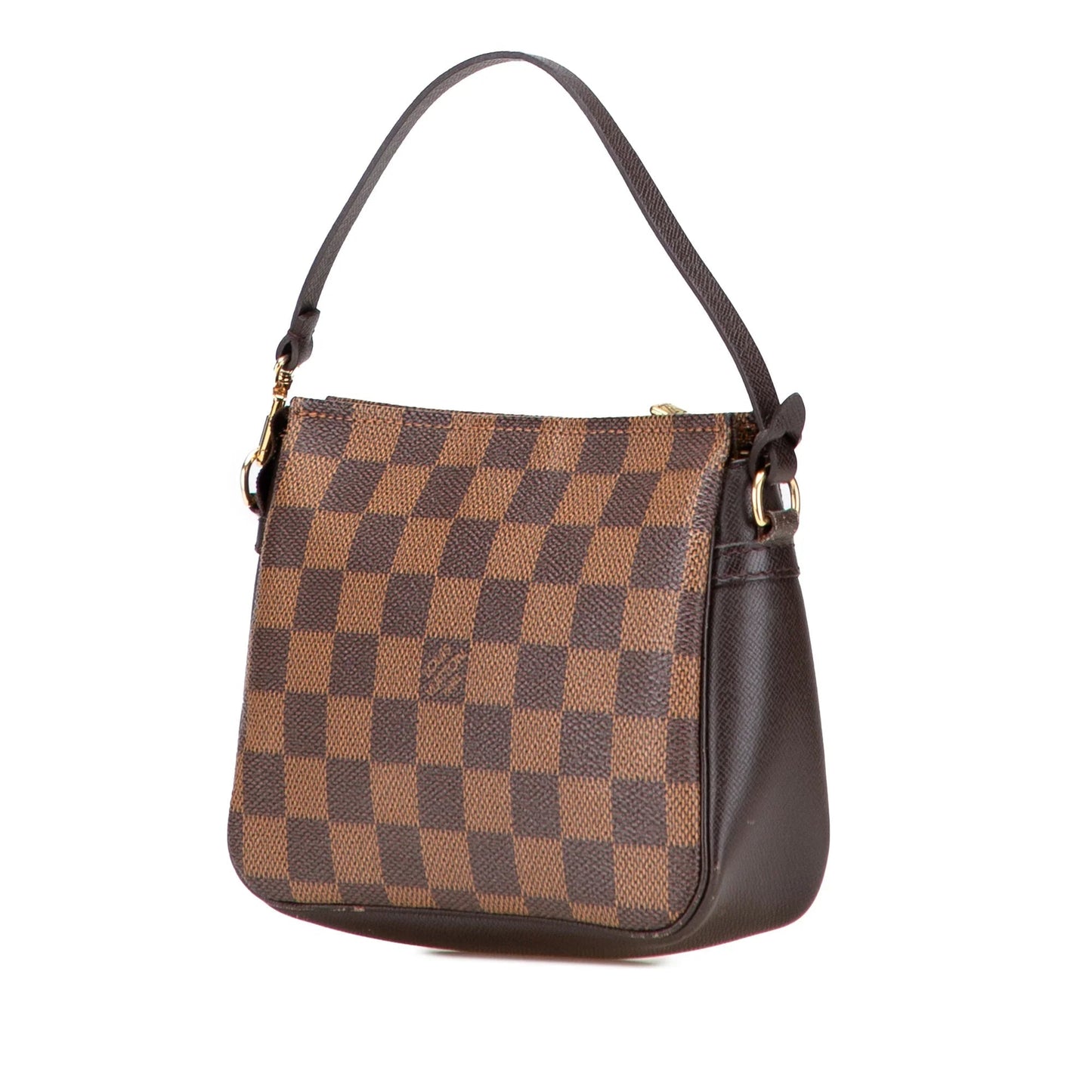 Brown Louis Vuitton Damier Ebene Trousse Pochette Handbag