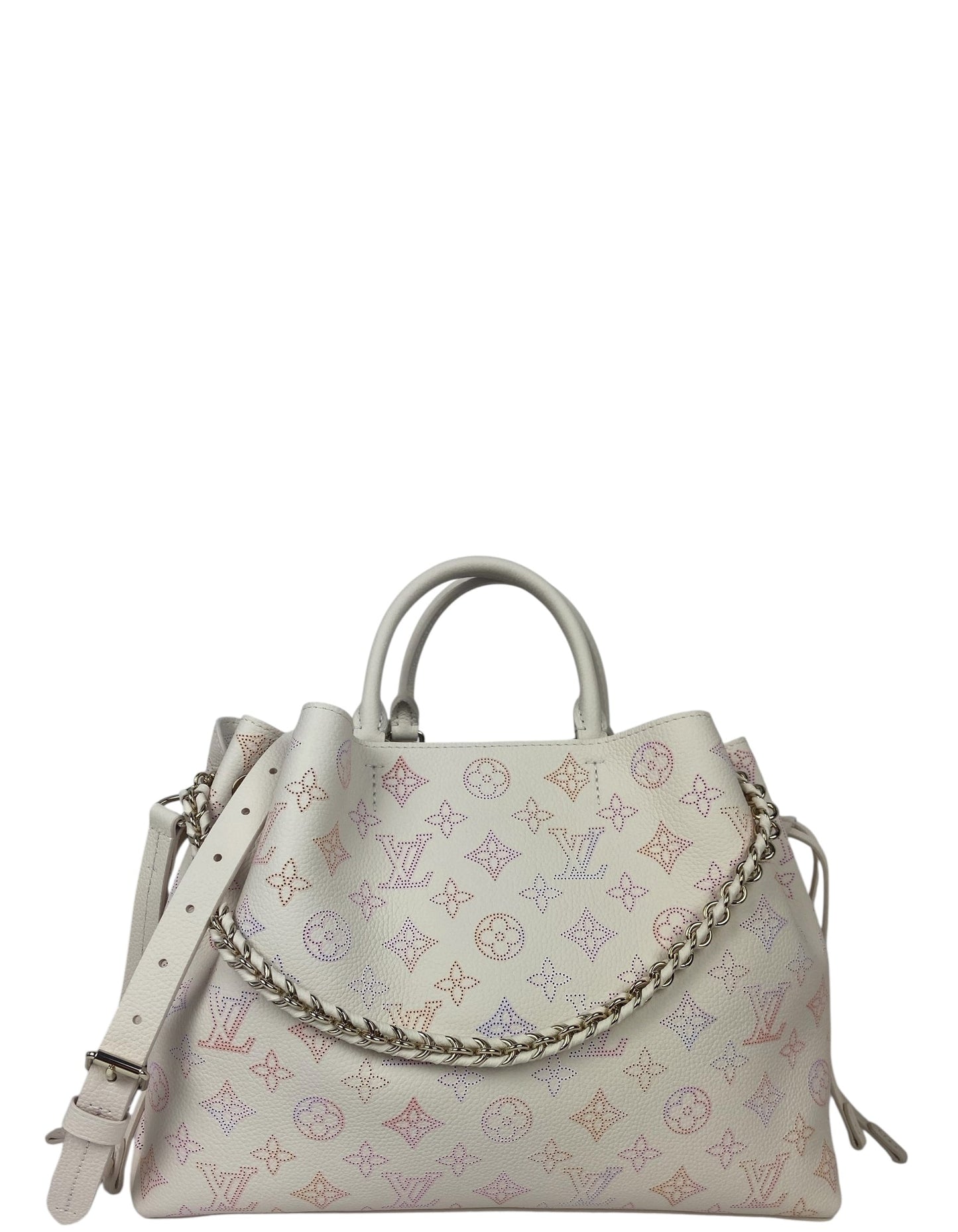 Louis Vuitton Dream Cream Monogram Mahina Bella Tote