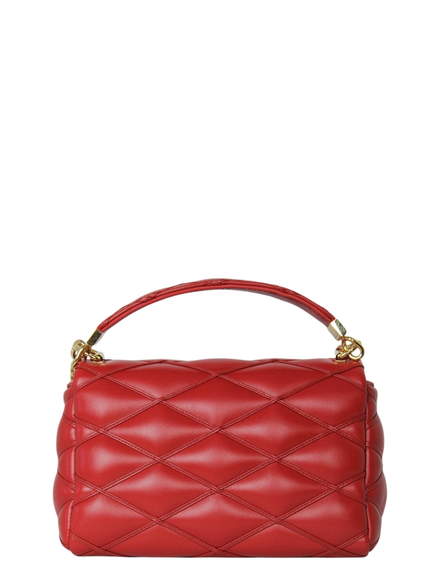 Louis Vuitton Red Malletage Top Handle GO-14 MM