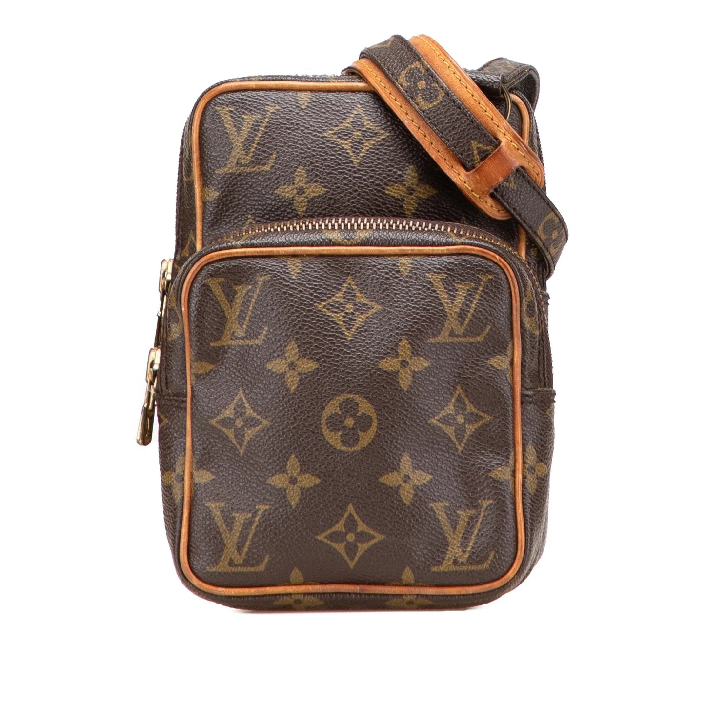 Brown Louis Vuitton Monogram Mini Amazone Crossbody Bag