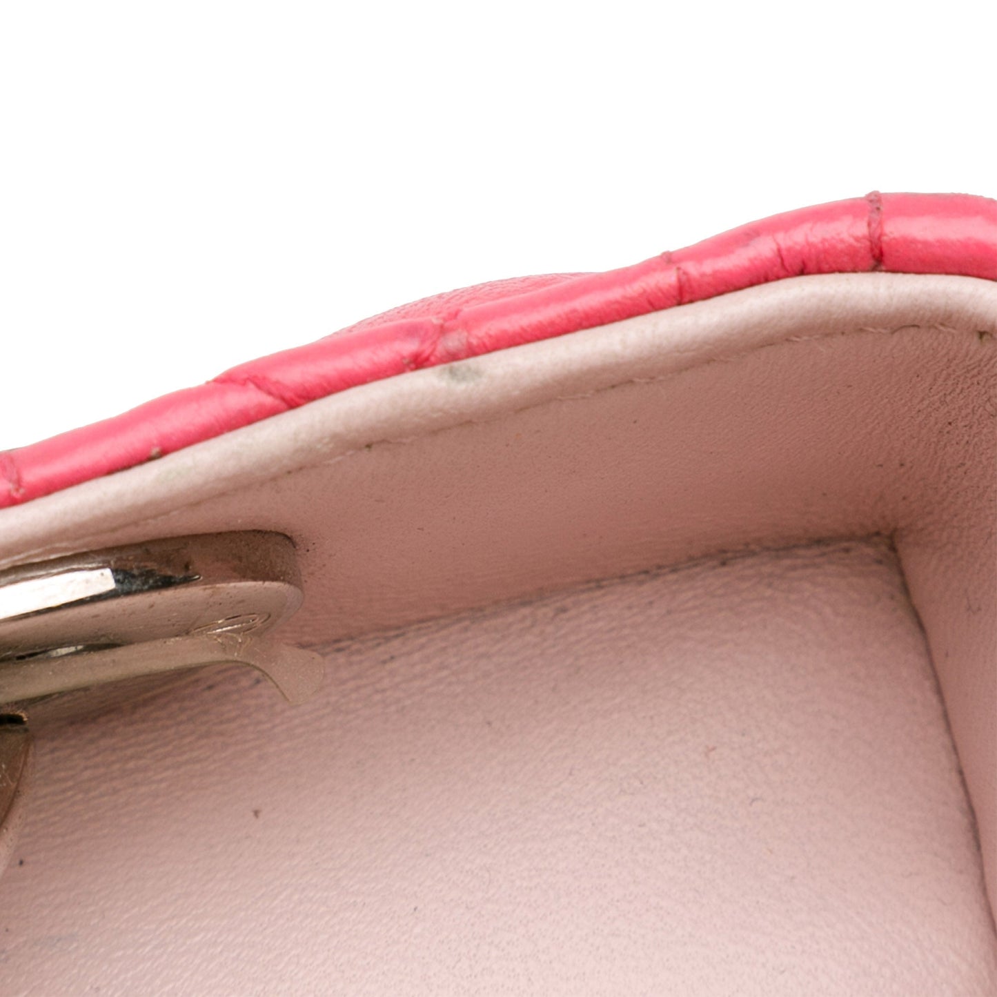 Pink Dior Medium Tricolor Lambskin Cannage Lady Dior Satchel