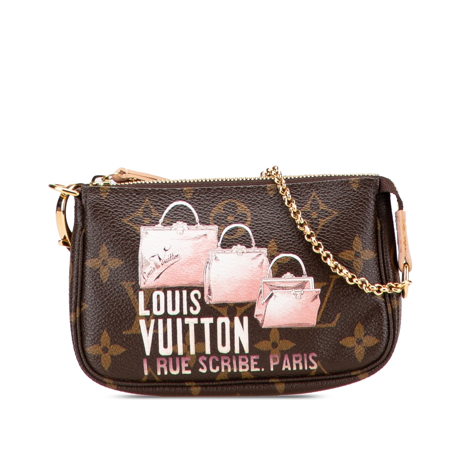 Brown Louis Vuitton Monogram Affiche Mini Pochette Accessoires Handbag