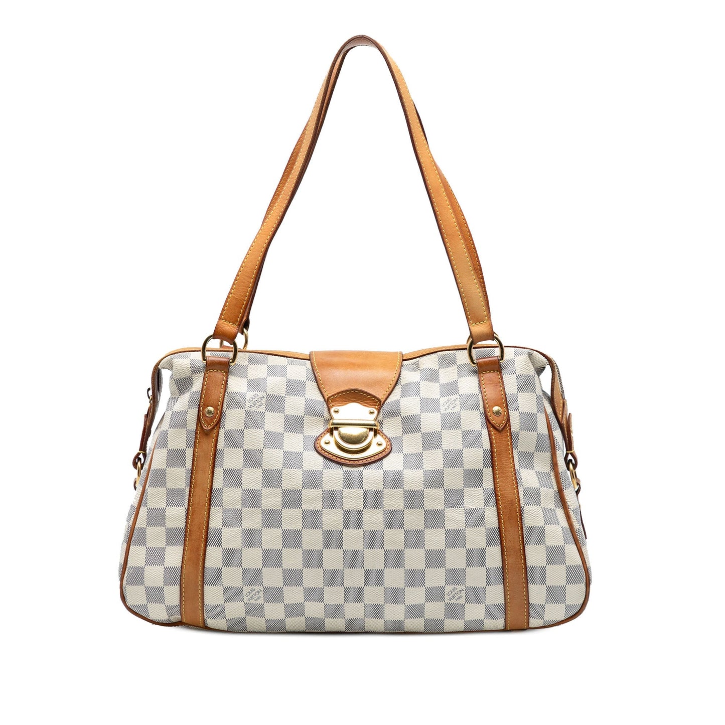 White Louis Vuitton Damier Azur Stresa PM Shoulder Bag