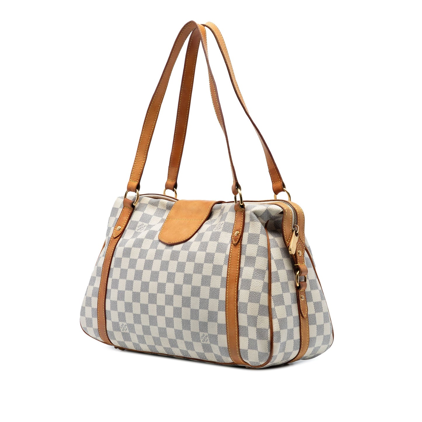 White Louis Vuitton Damier Azur Stresa PM Shoulder Bag