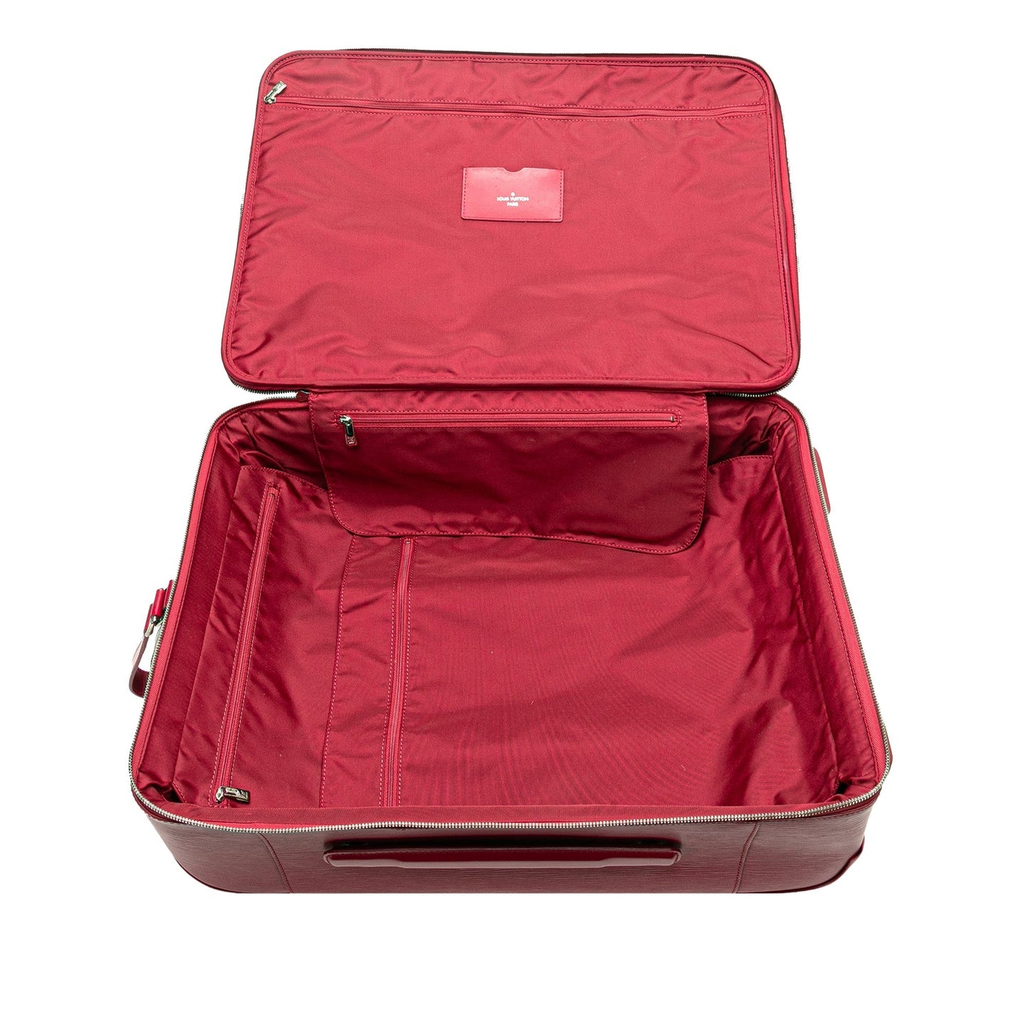 Red Louis Vuitton Epi Pegase 55 Travel Bag