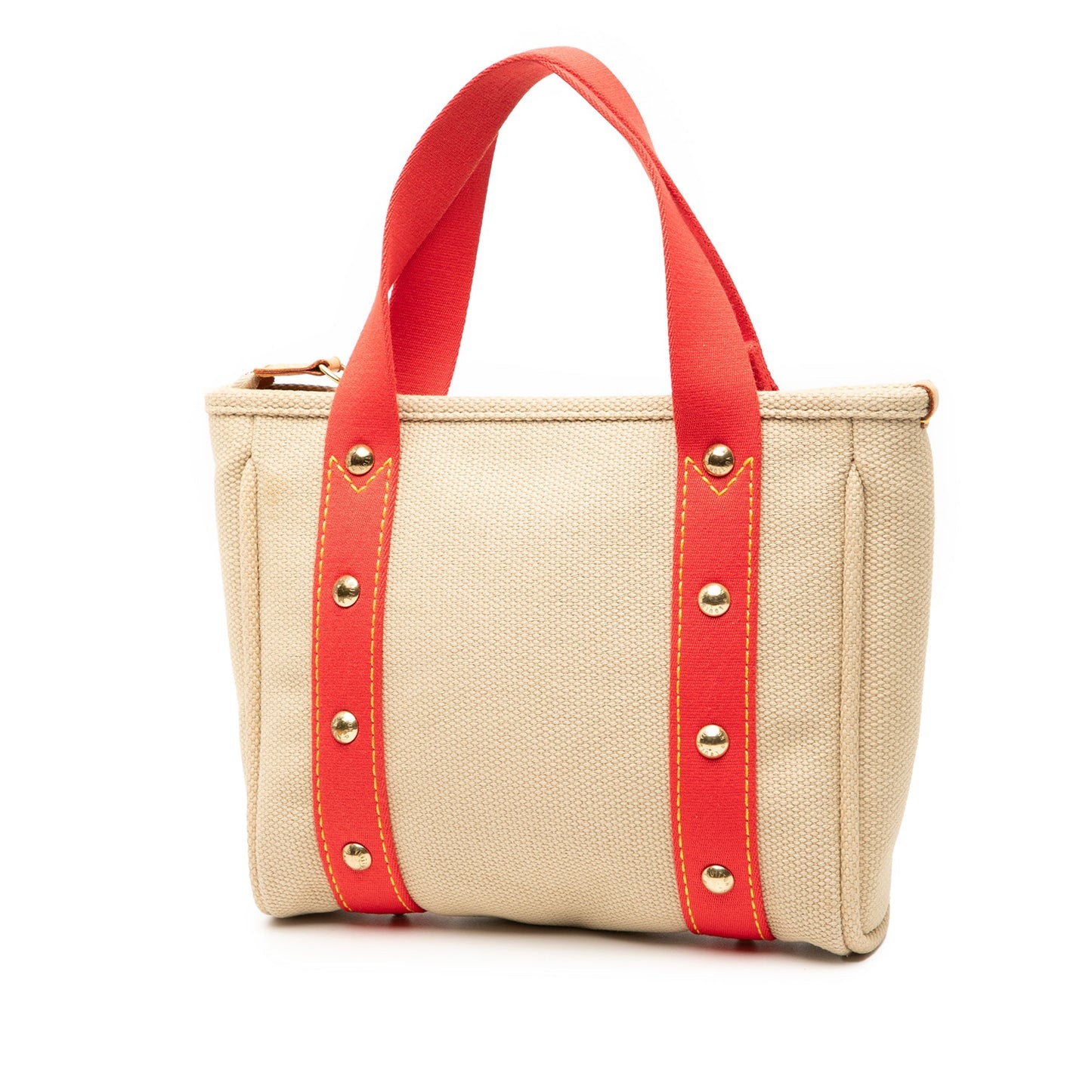 Tan Louis Vuitton Antigua Cabas PM Handbag
