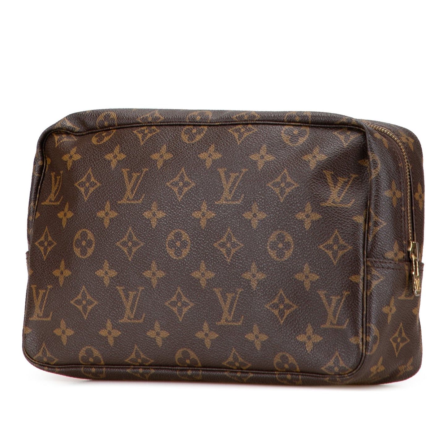 Brown Louis Vuitton Monogram Trousse Toilette 28 Clutch Bag