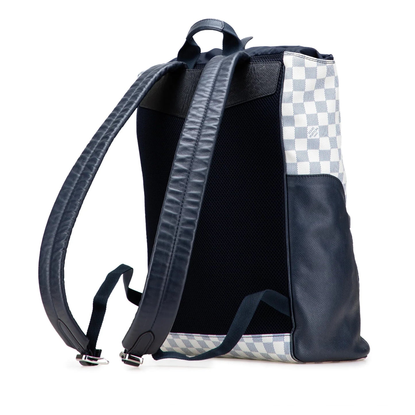 White Louis Vuitton Damier Azur Coastline Matchpoint Backpack