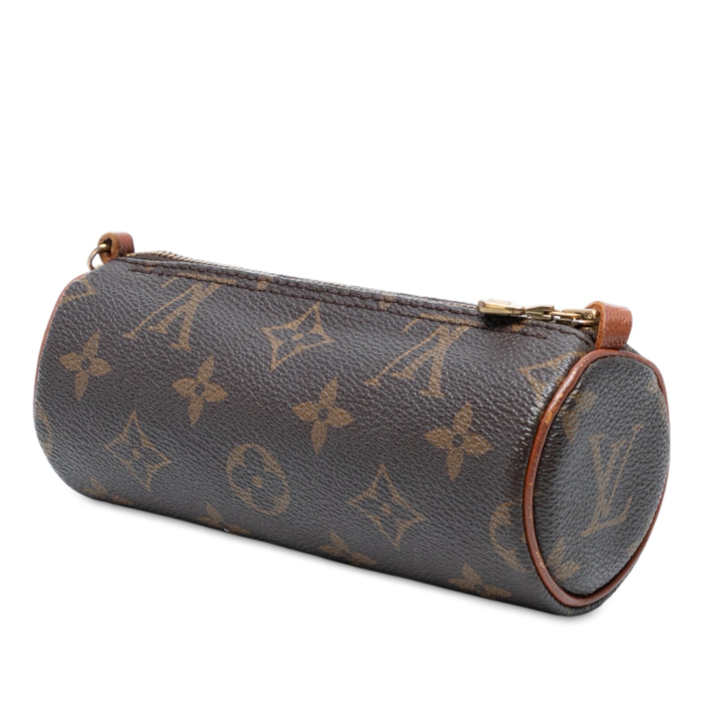 Brown Louis Vuitton Monogram Papillon Pochette Handbag