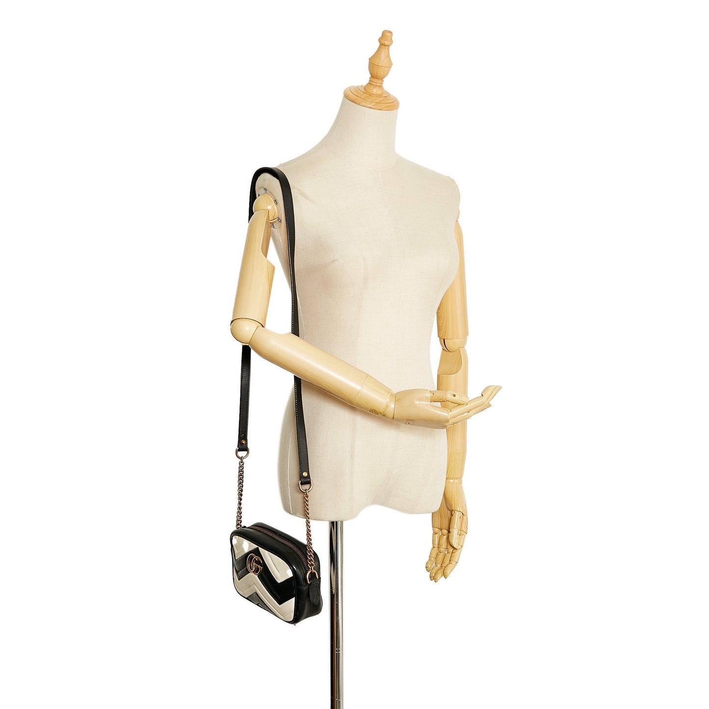 Gucci GG Marmont Quilted Chain Crossbody