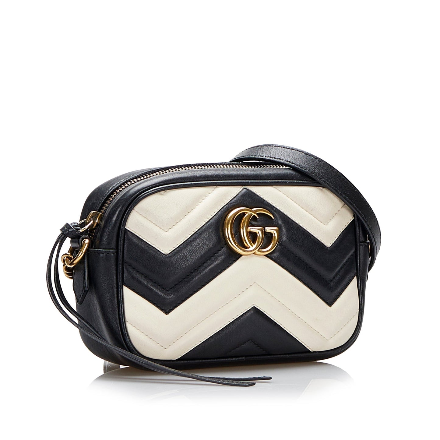 Gucci GG Marmont Quilted Chain Crossbody