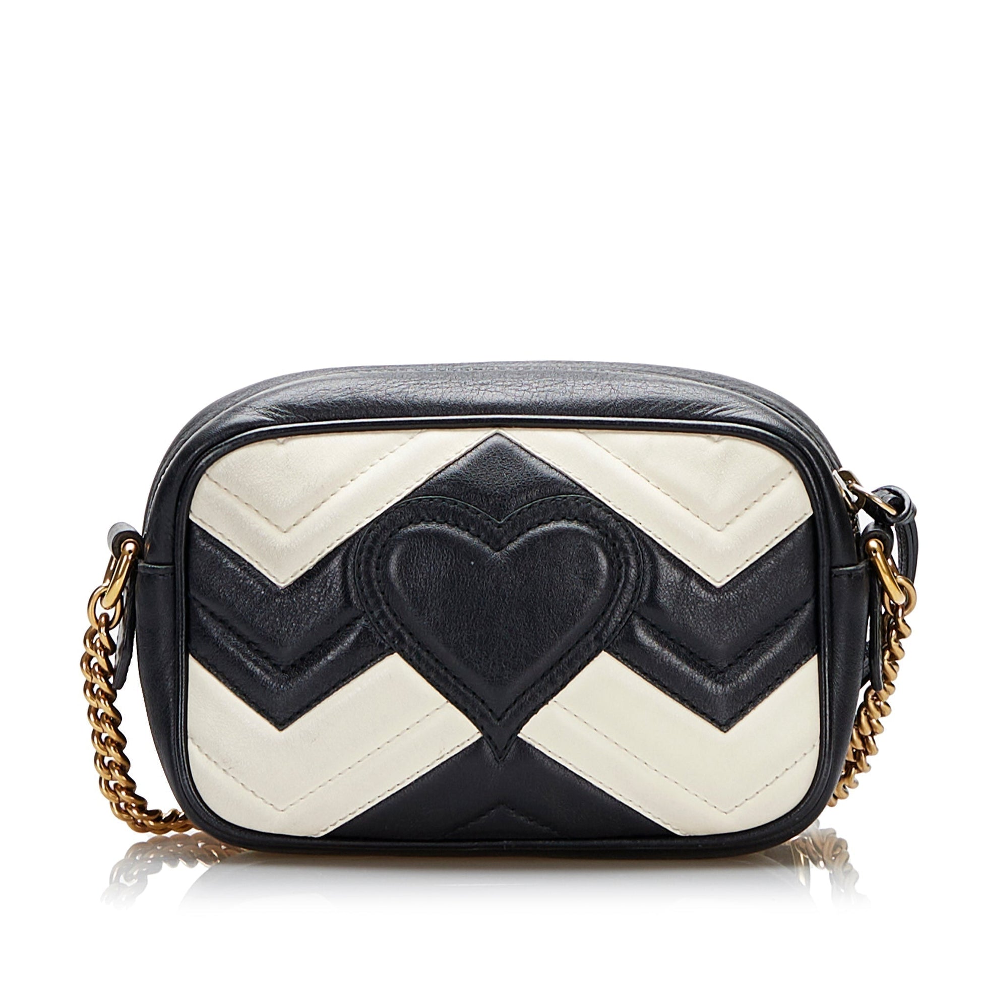 Gucci GG Marmont Quilted Chain Crossbody