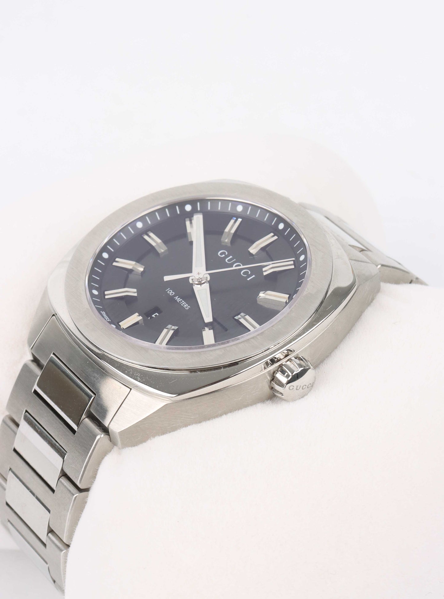 Gucci Black Stainless Steel GG2570 Watch 41mm.