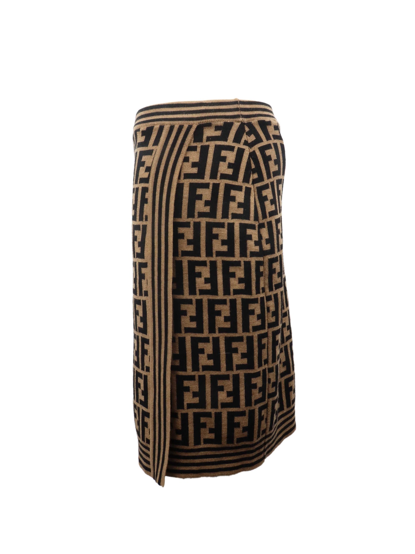 Fendi Zucca  Wool Skirt.
