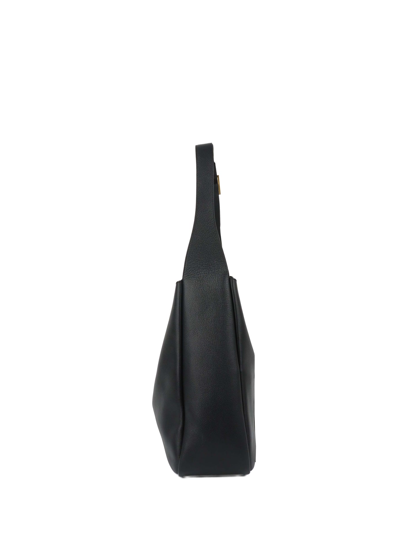 Saint Laurent Large Black LE 5 À 7 Supple Hobo Bag