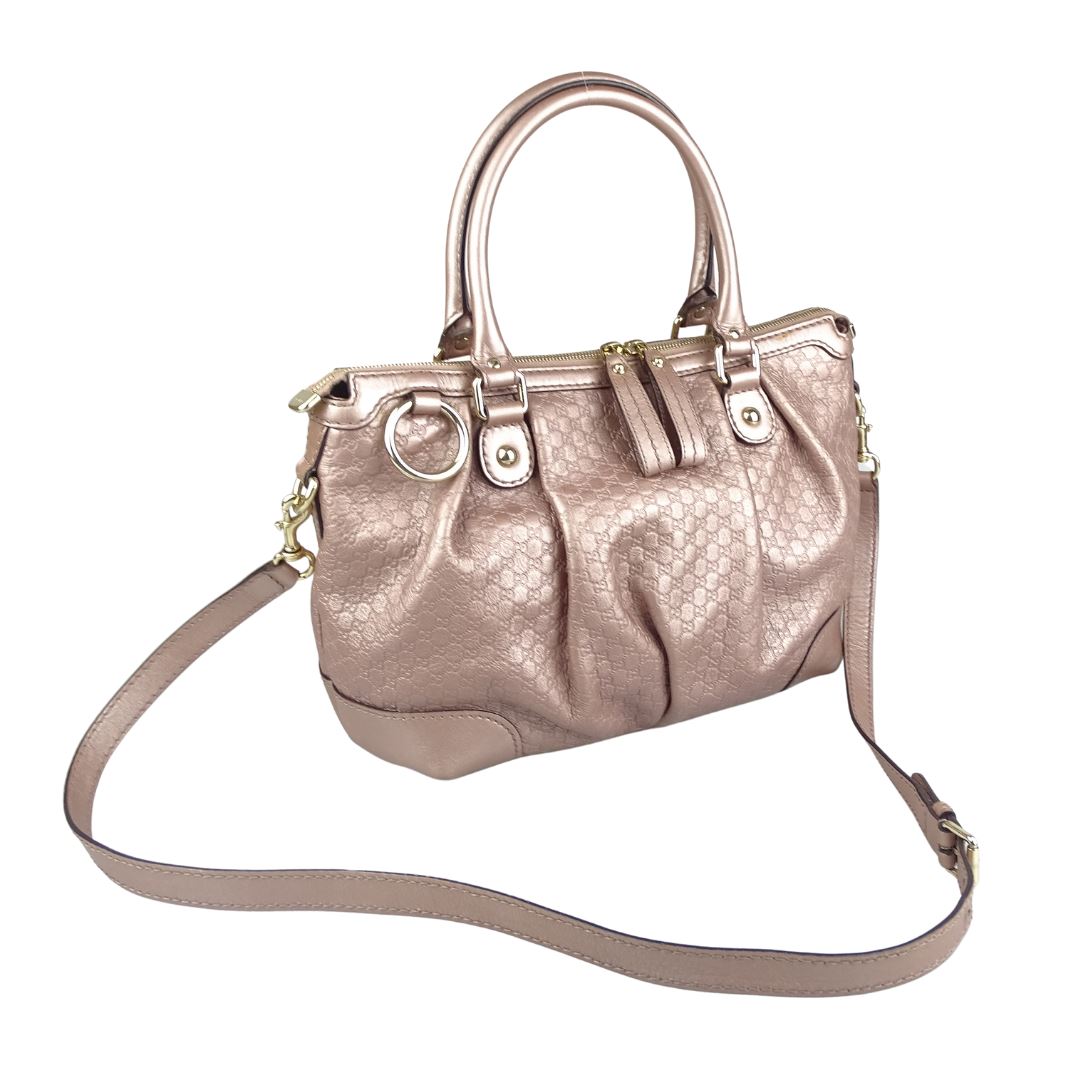 Gucci Guccissima Gold Leather Tote