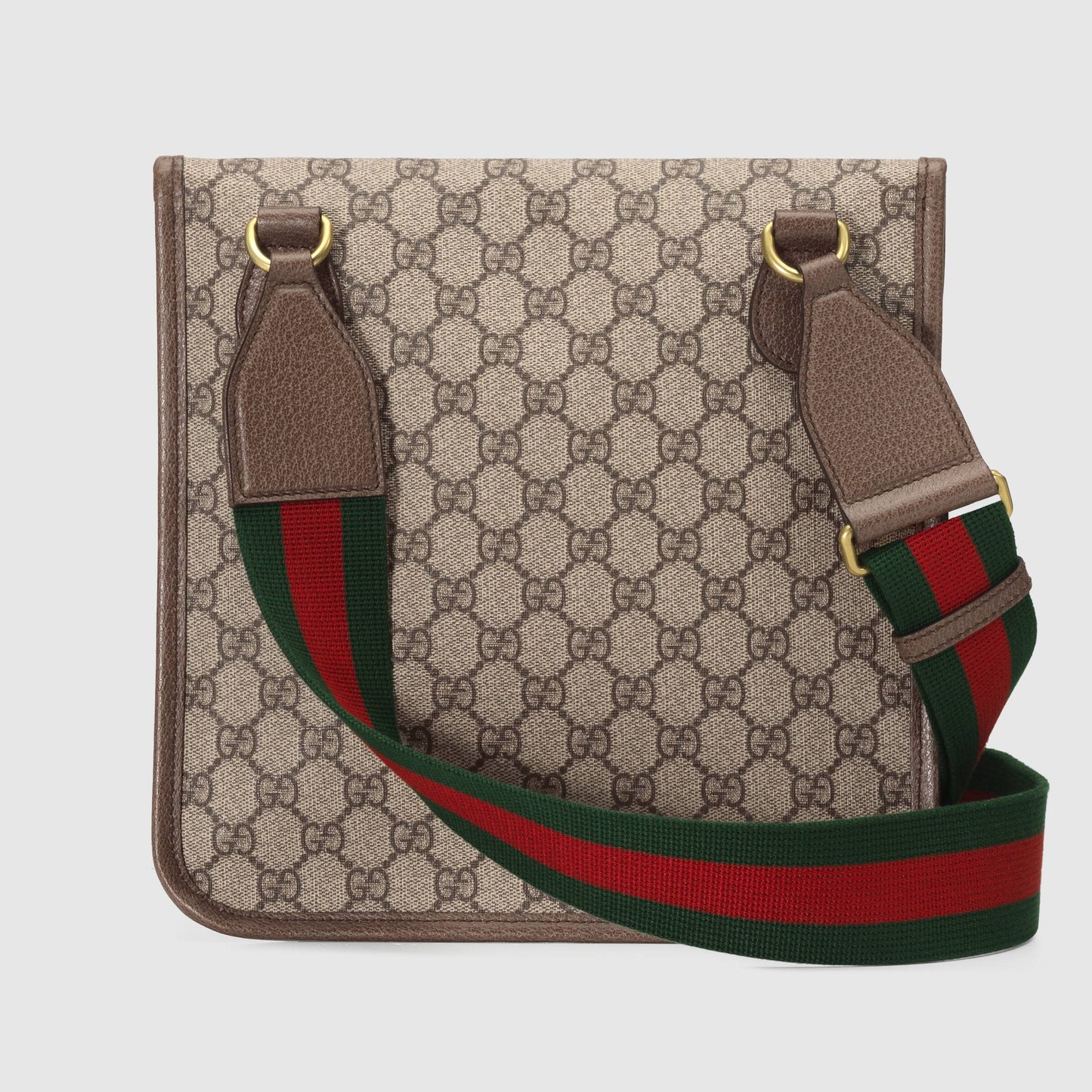 Gucci Monogram Nylon Leather Canvas Crossbody