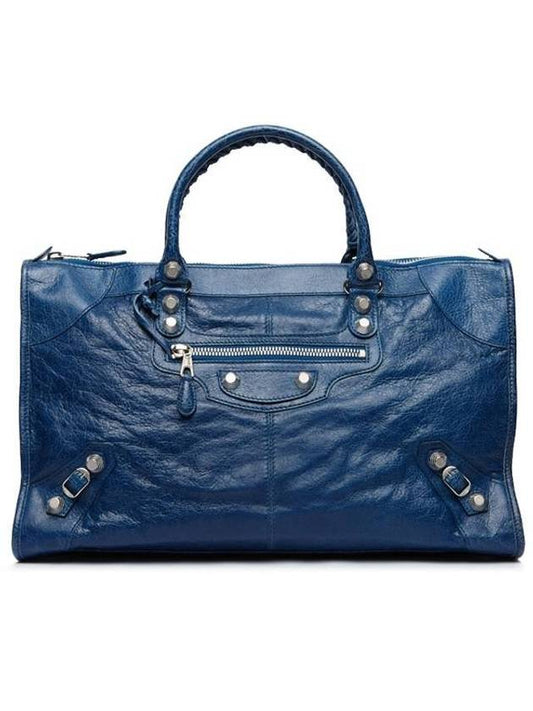 Luxury Balenciaga Trending 2026 Giant Work Tote Bag Blue