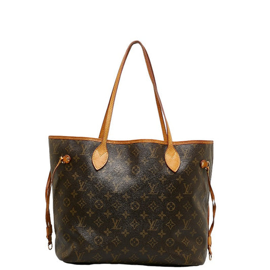 Louis Vuitton Monogram Newark GM Tote Bag M40157 Brown PVC Leather Louis Vuitton