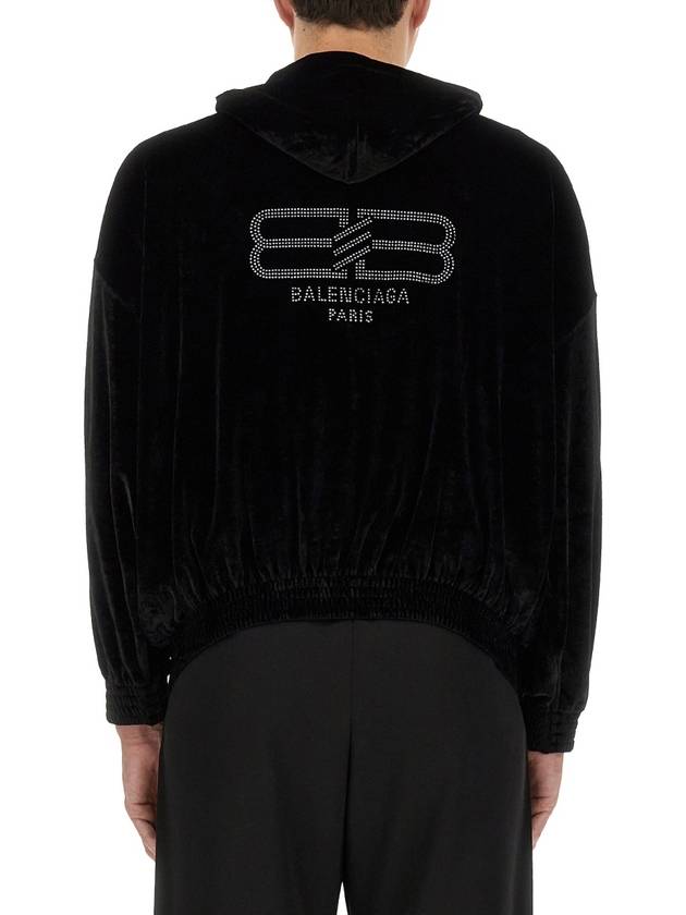 Luxury Balenciaga Trending 2026 23 fw velvet sweatshirt 751014TOVO31000 B0040440930