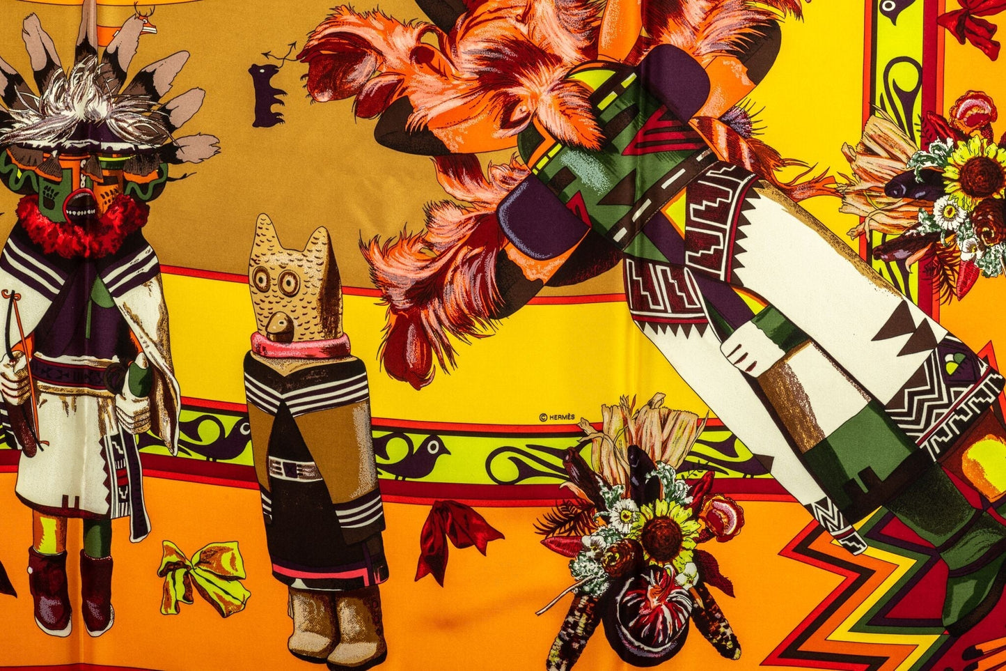 Hermes Kachinas Scarf