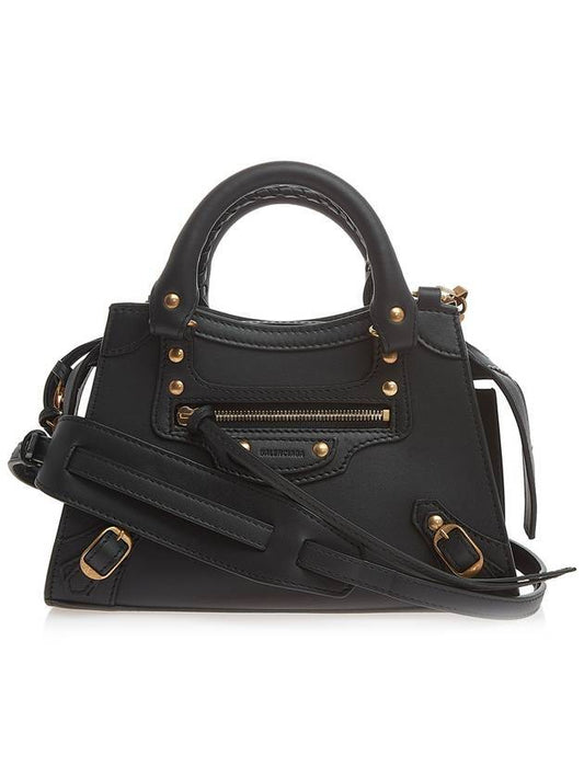 Luxury Balenciaga Trending 2026 Neo Classic City Mini Tote Bag Black