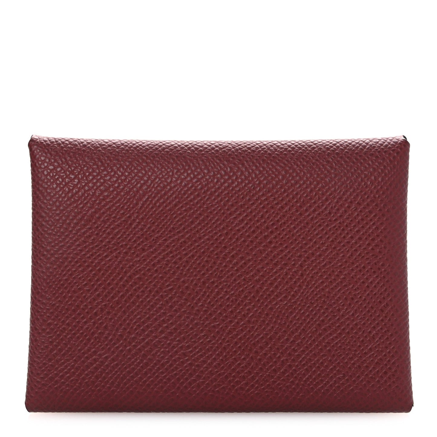 Hermes Epsom Calvi Duo Card Case Rouge G