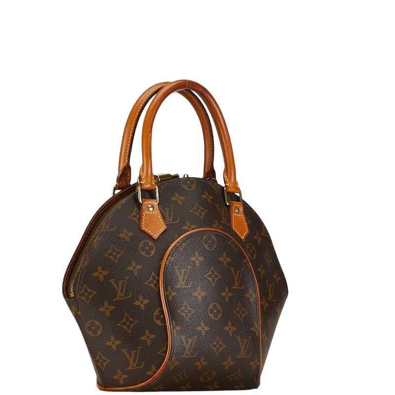 Louis Vuitton Monogram Ellipse PM Handbag 2WAY M51127 Brown PVC Leather Louis Vuitton