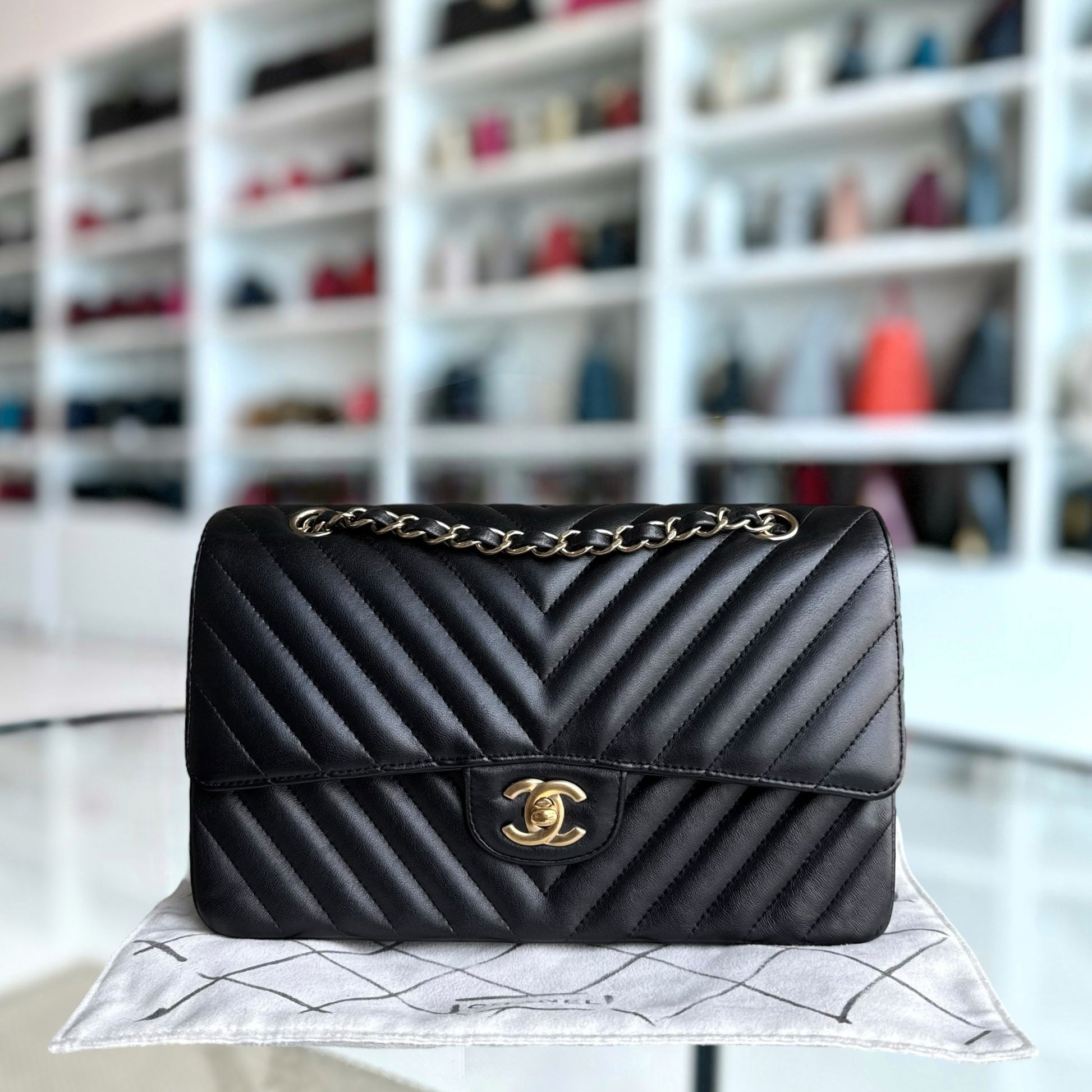 Chanel Classic Flap Medium Shoulder Bag - EworeBags