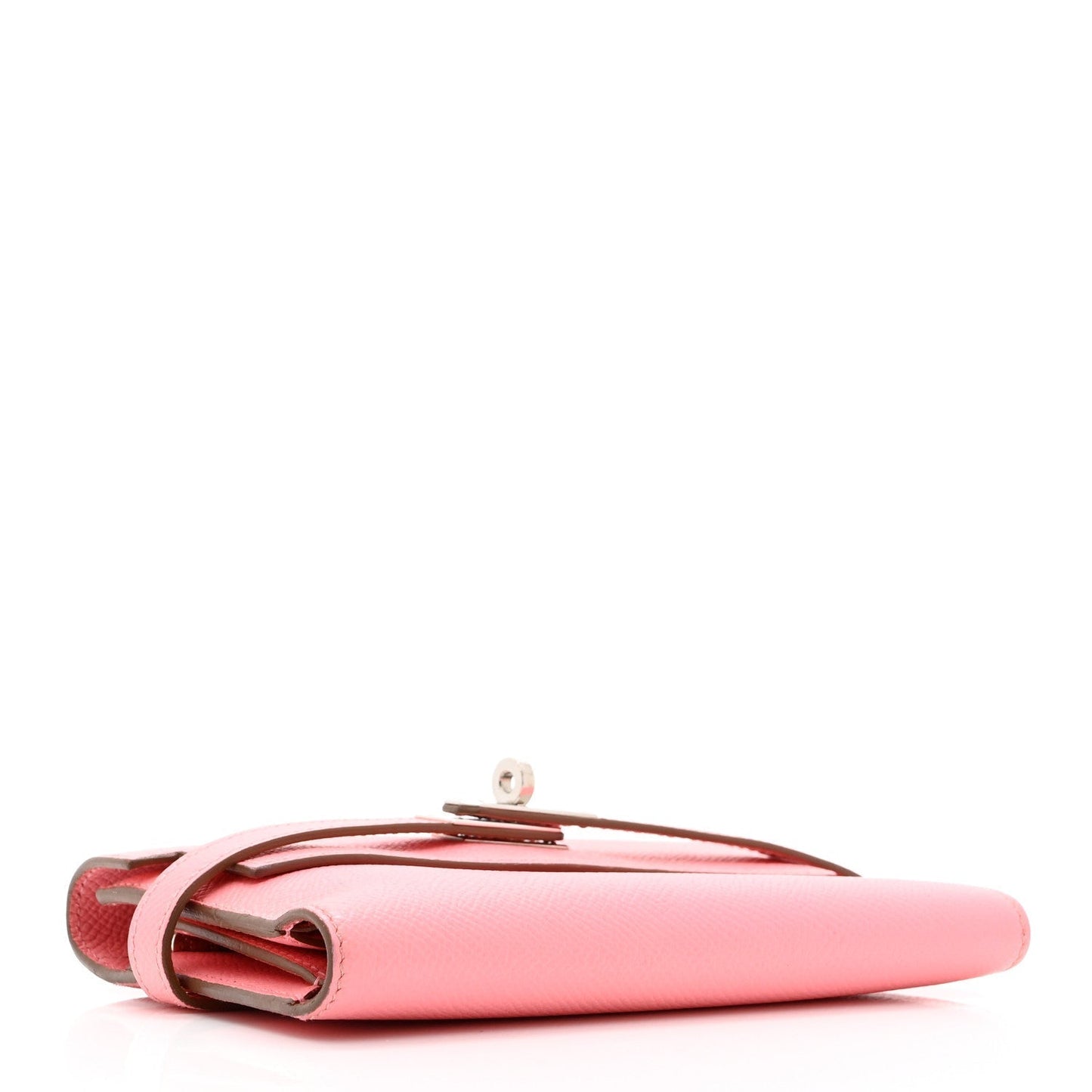 Hermes Epsom Medium Kelly Wallet Rose Confetti