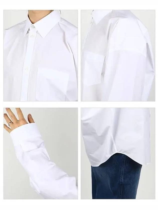 Luxury Balenciaga Trending 2026 Cocoon Long Sleeve Shirt White