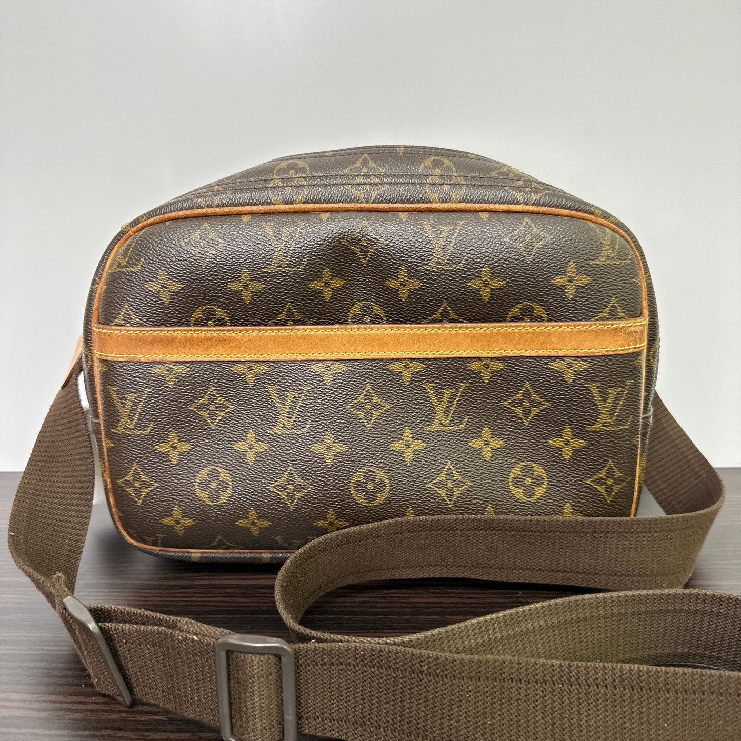 Auth Louis Vuitton Monogram Reporter Shoulder Bag LB119837