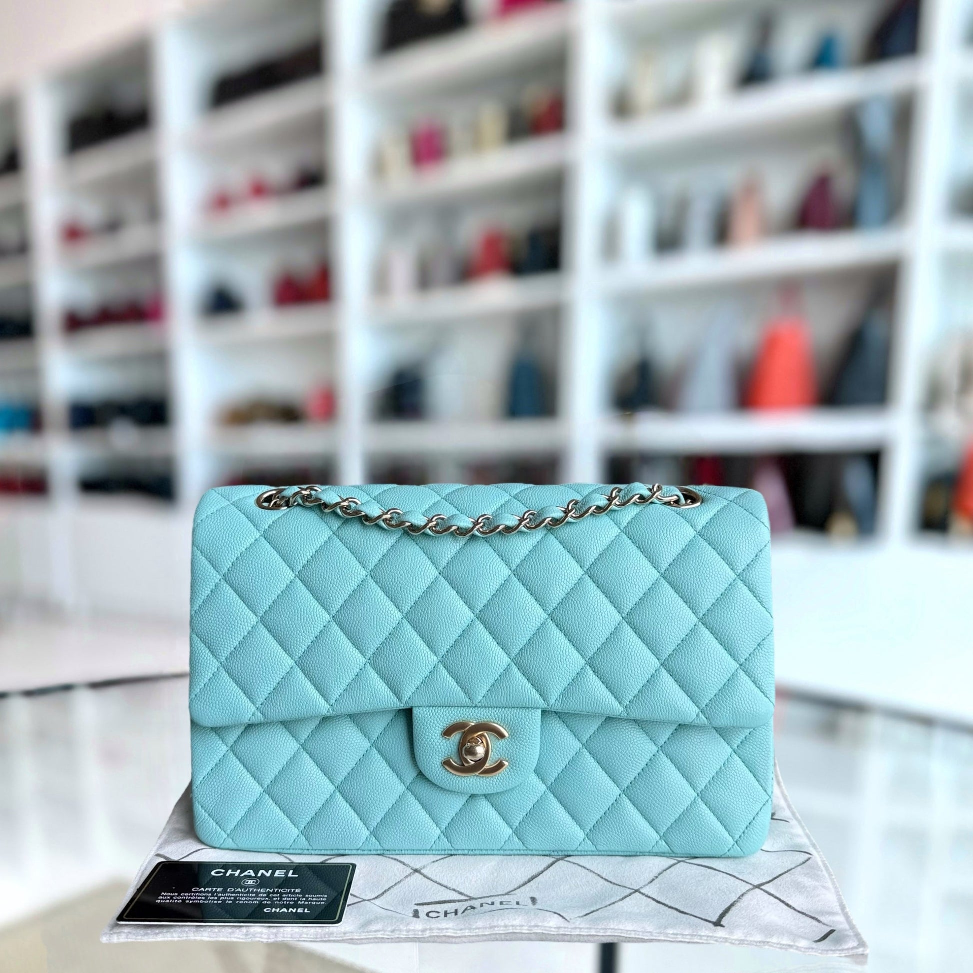 Chanel Classic Flap Medium Shoulder Bag - EworeBags