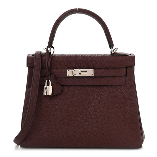 Hermes Togo Kelly Retourne 28 Rouge H