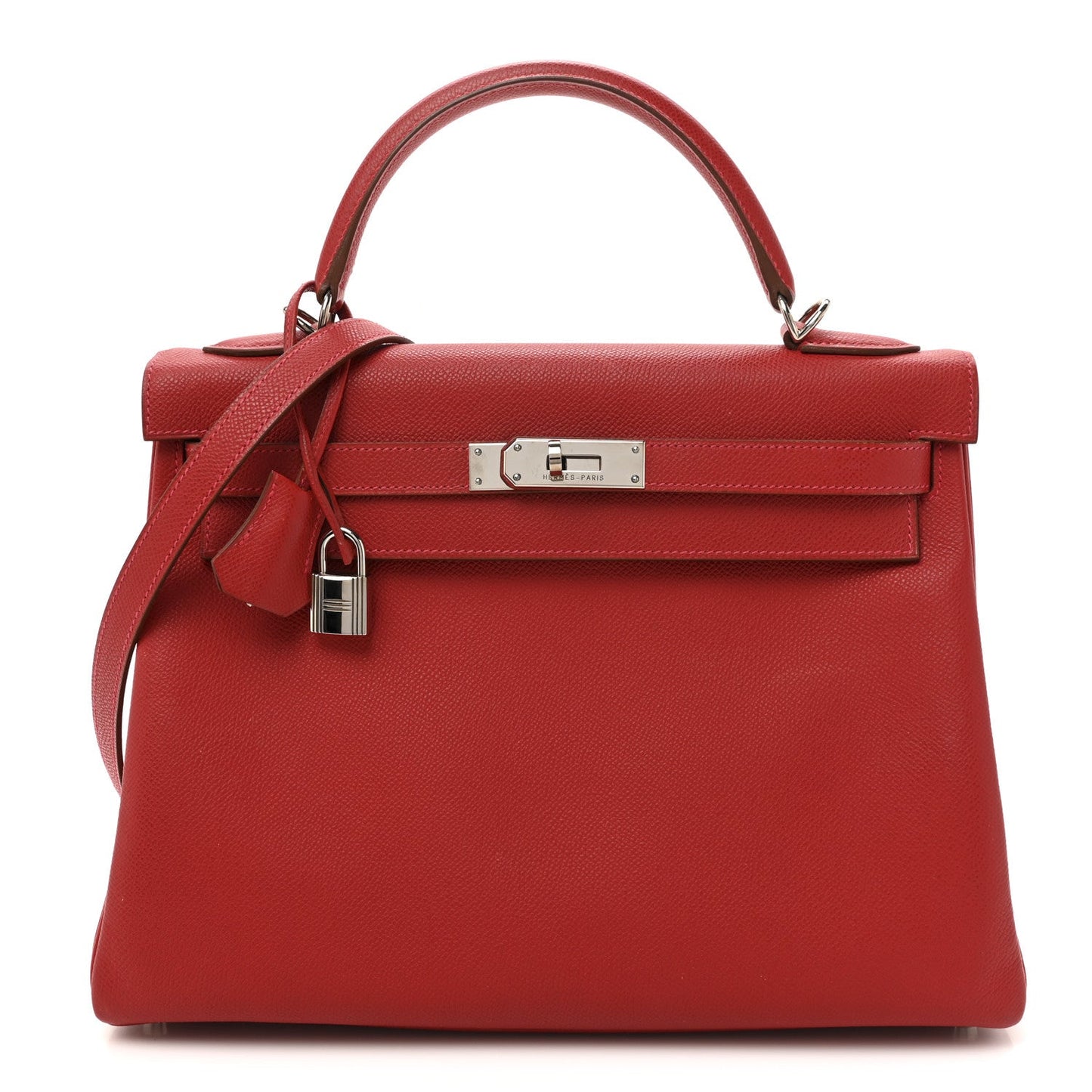 Hermes Epsom Kelly Retourne 32 Rouge Vif