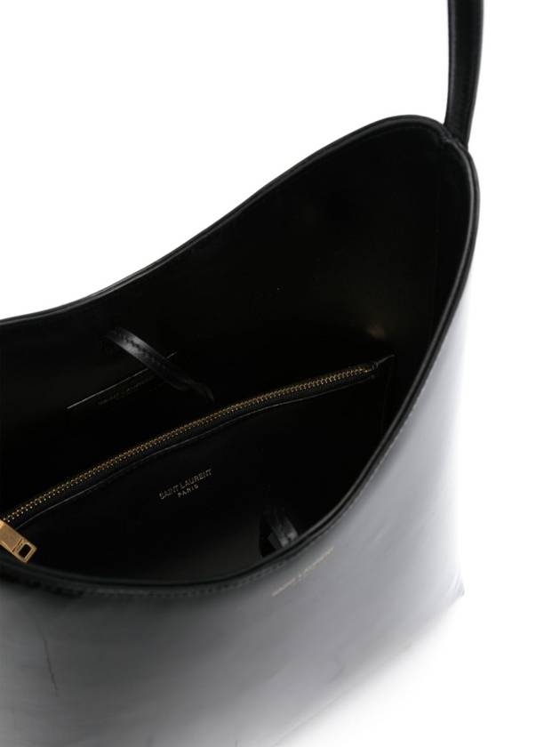 Luxury Saint Laurent Trending 2025 Rendez-Vous Patent Leather Shoulder Bag Black