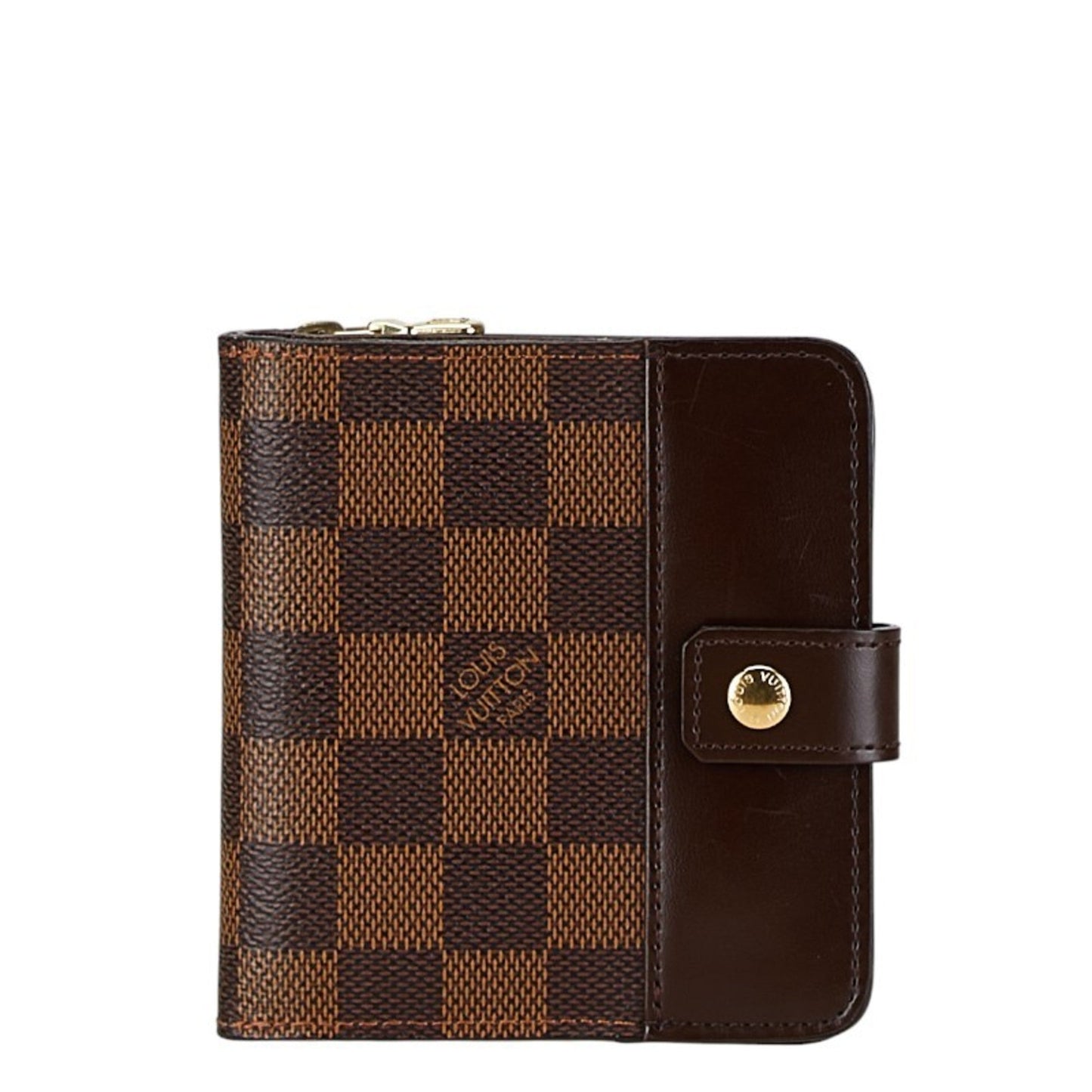 Louis Vuitton Damier  Ebene Pvc Leather Wallet (Bi-Fold)