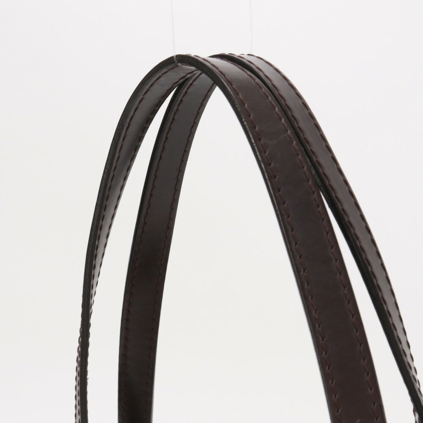 Louis Vuitton  Leather Coated Canvas Handbag